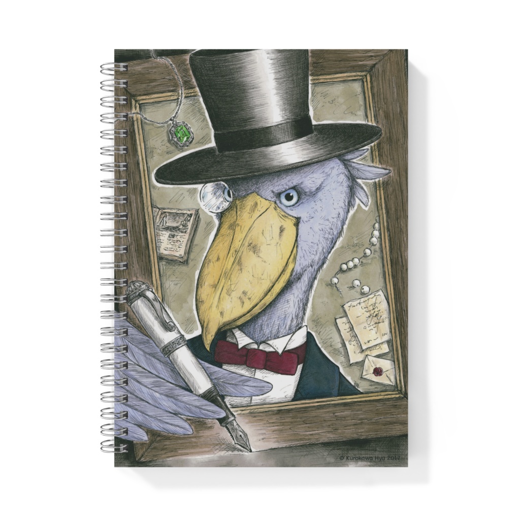 pixivFACTORY/リングノート 『ハシビロコウ紳士』