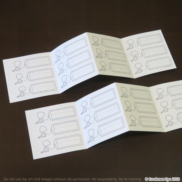 NEW! 『蛇腹deいろあつめ』リフィル　M5スクエア