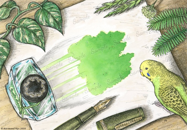 pixivFACTORY/トートバッグ 『インク瓶の向こう側』