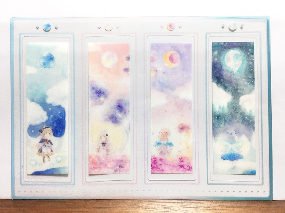 月のクリアしおり【在庫僅少】