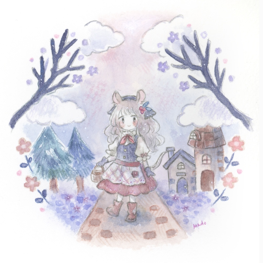 ポストカード「かえりみち」