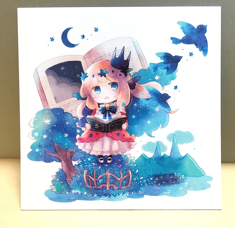 スクエアカード「蒼のおとぎ話」