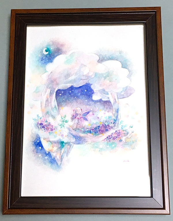 額装原画「ゆめのむこう」