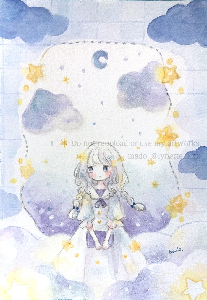 フレームレス原画「星」