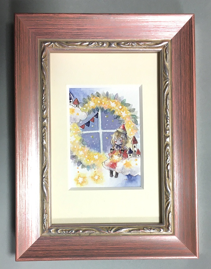 額装ATC「リースのむこう」