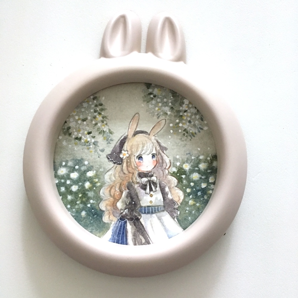 額装原画「うさみみ」