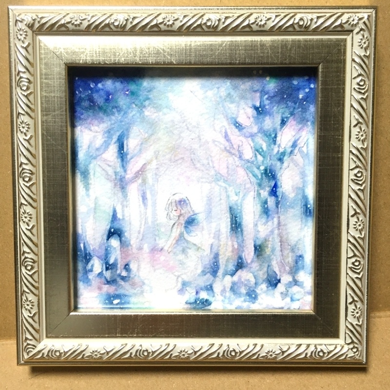 額装原画「晶の森」