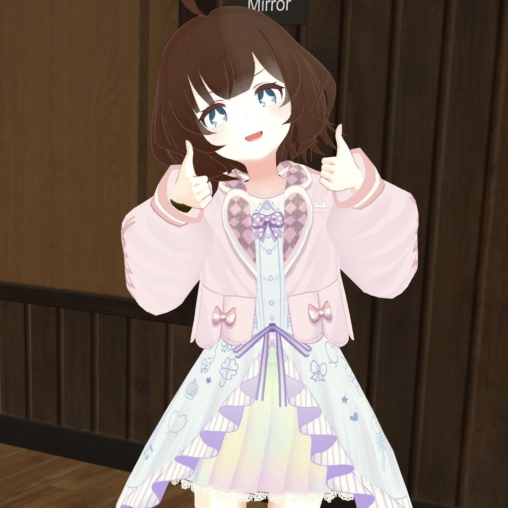 ゆめかわワンピコーデ【VRC・VRoid想定】