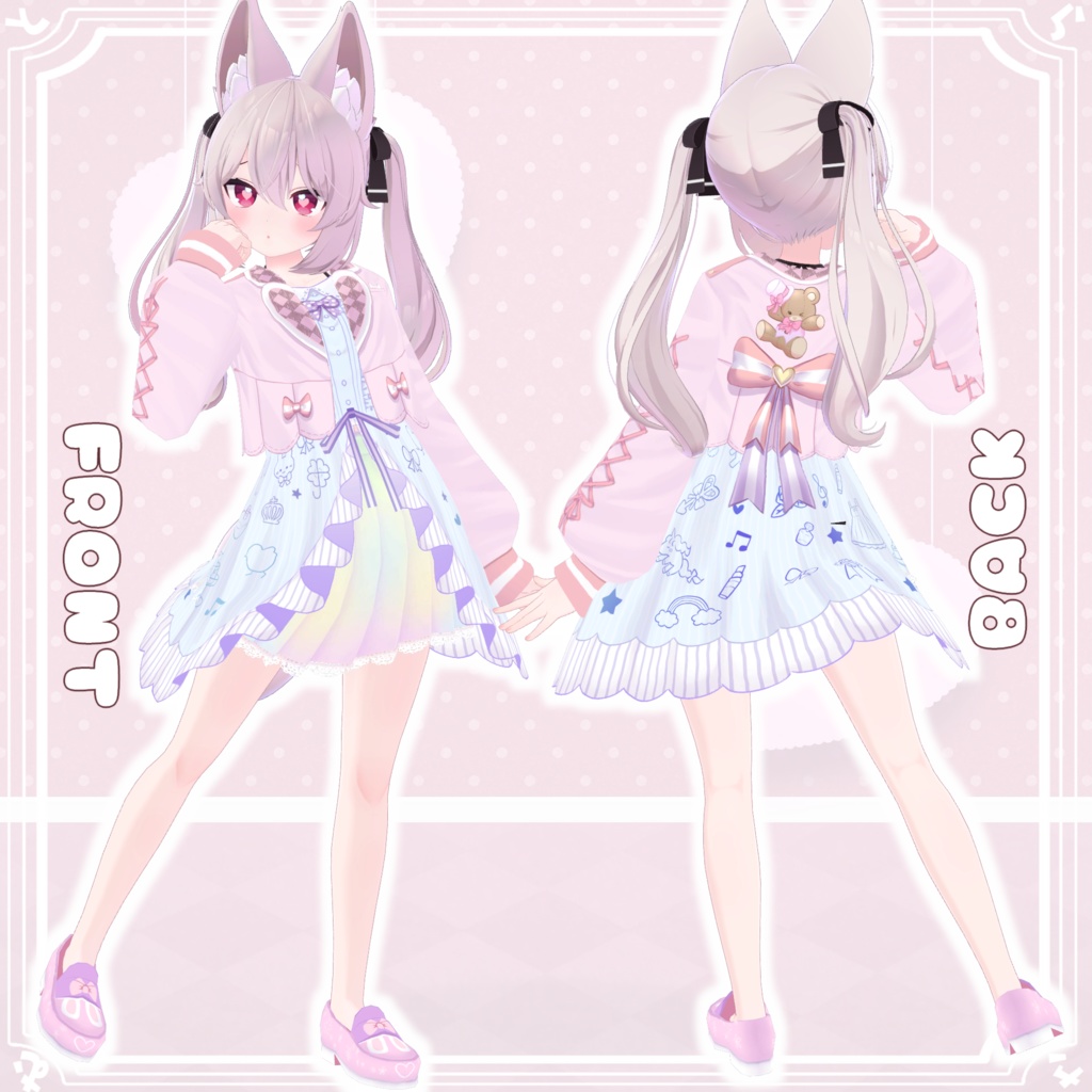 【カリン対応】ゆめかわワンピコーデ【PB設定済】