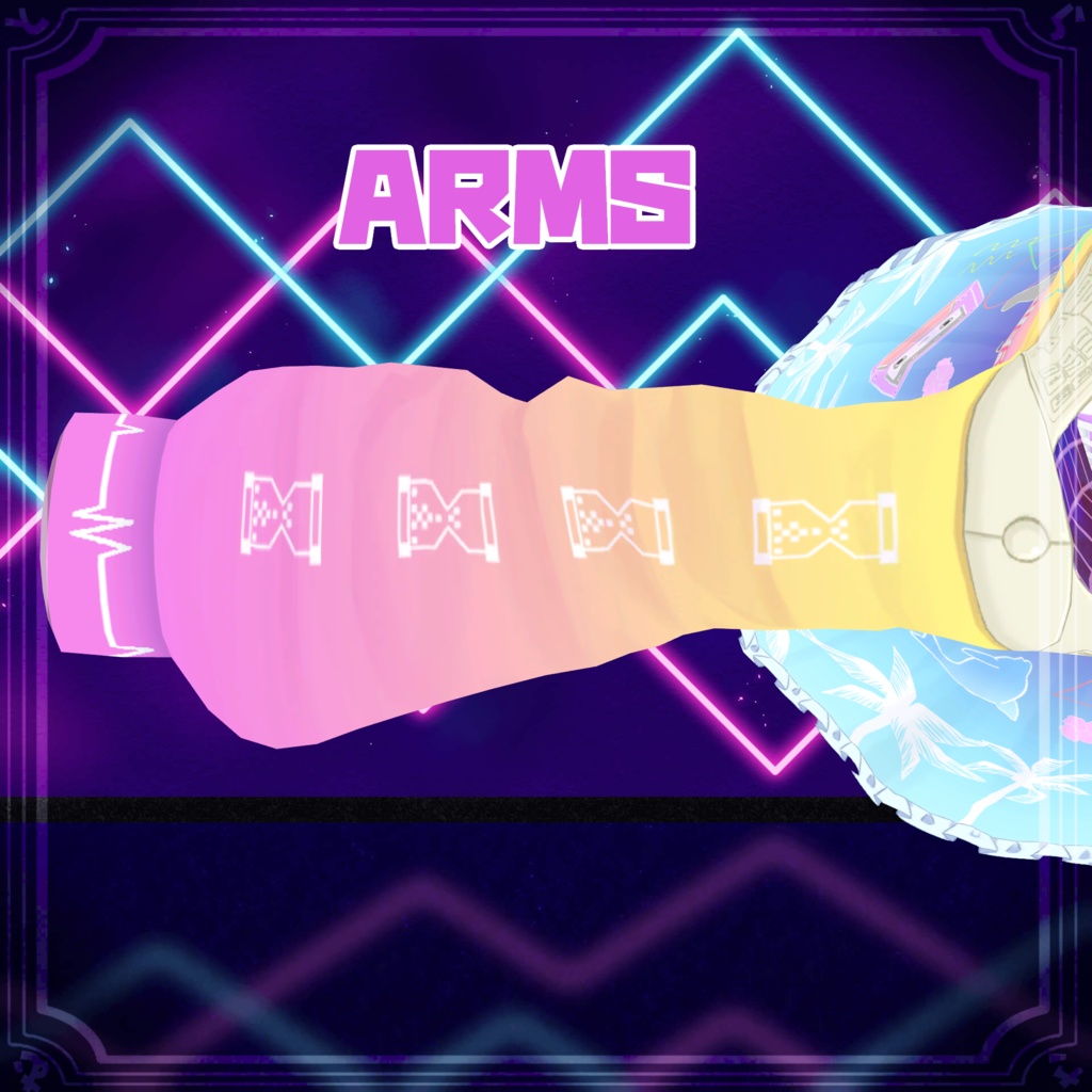 【リアアリス・薄荷対応】vaporwave風ウェア