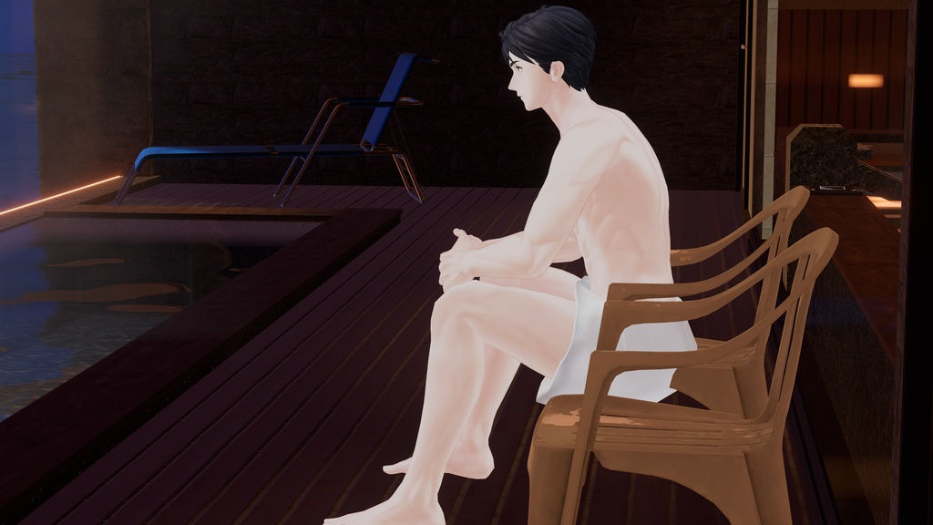 【7アバター対応】メンズバスタオル