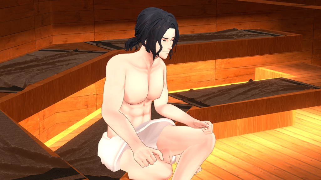 【7アバター対応】メンズバスタオル