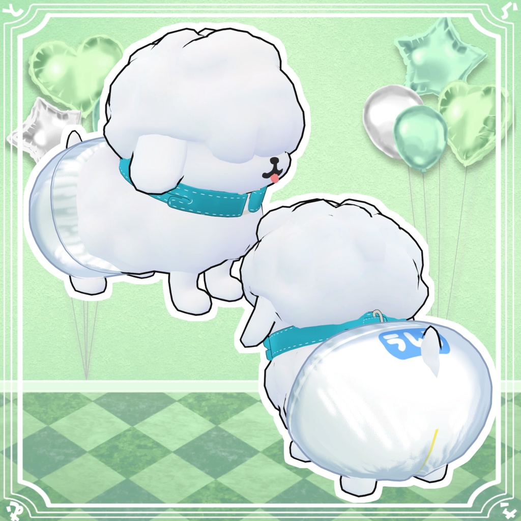 【15アバター対応】ますこっとおむつ