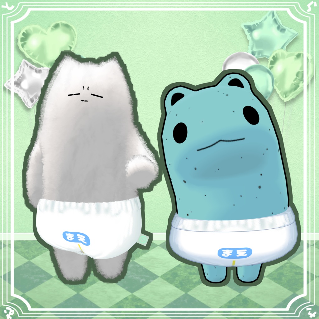 【15アバター対応】ますこっとおむつ