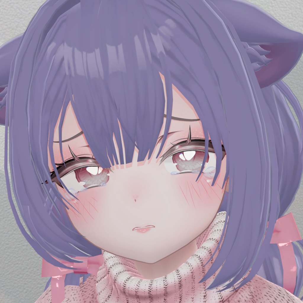 【無料】シンプルラメメイクテクスチャ【10アバター対応】