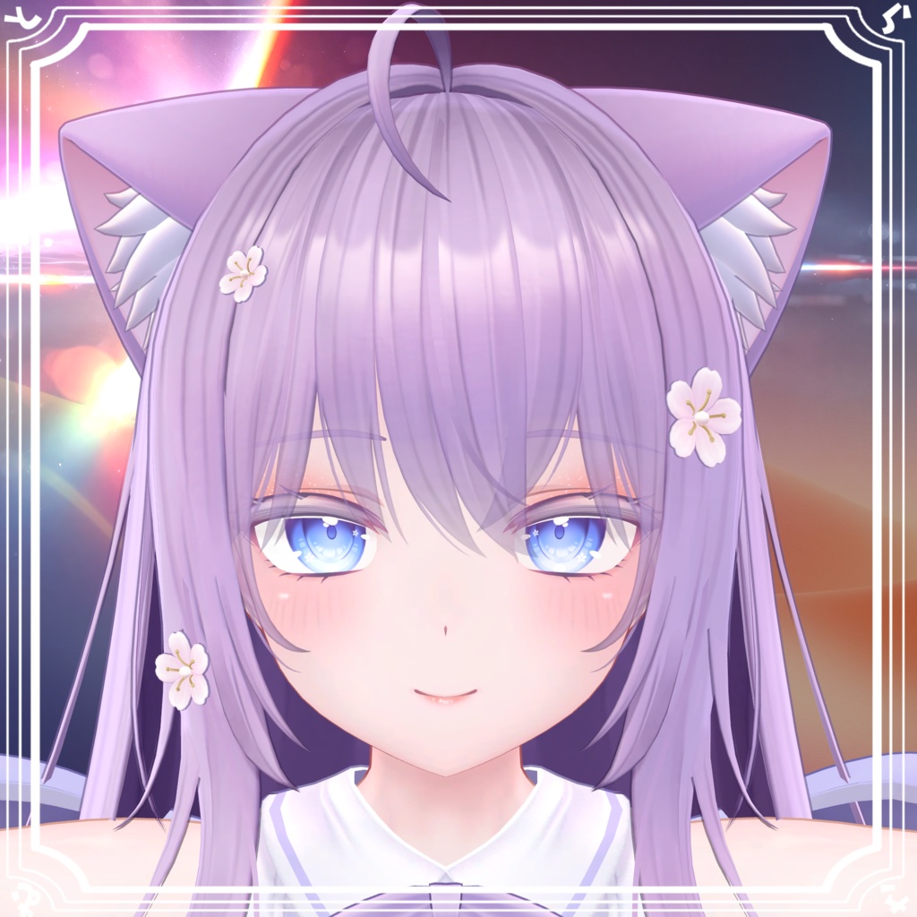 【無料】シンプルラメメイクテクスチャ【10アバター対応】