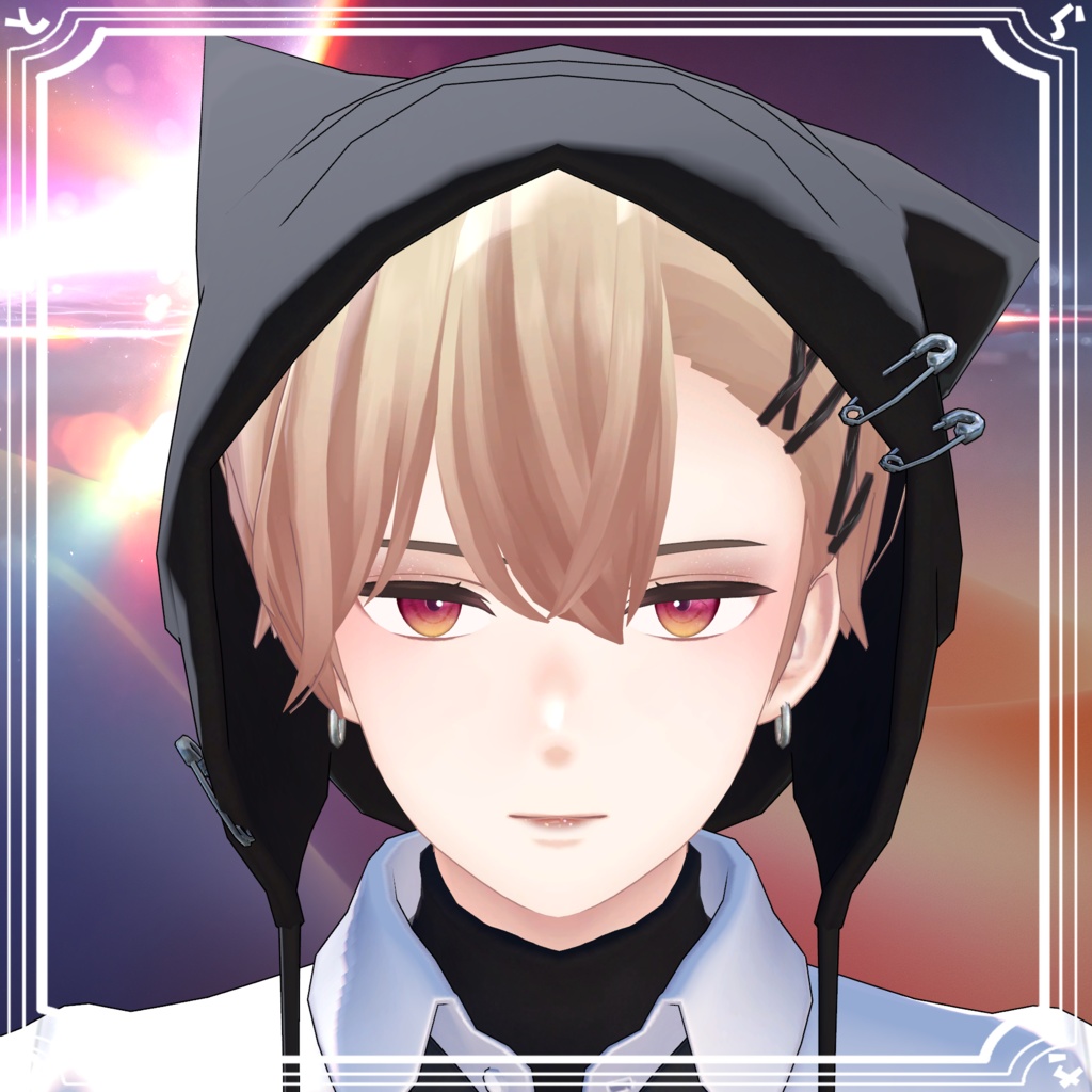 【無料】シンプルラメメイクテクスチャ【10アバター対応】