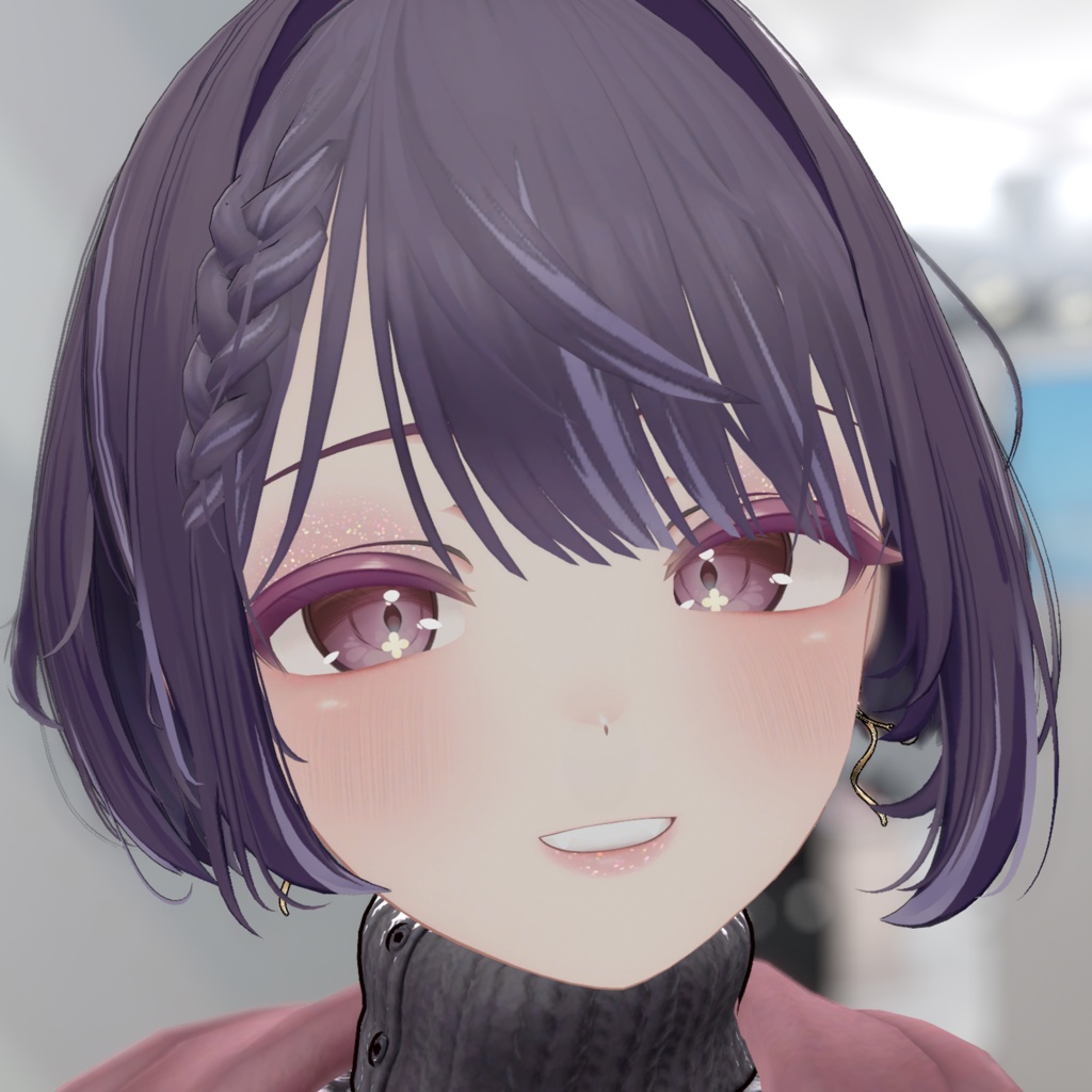 【無料】シンプルラメメイクテクスチャ【10アバター対応】