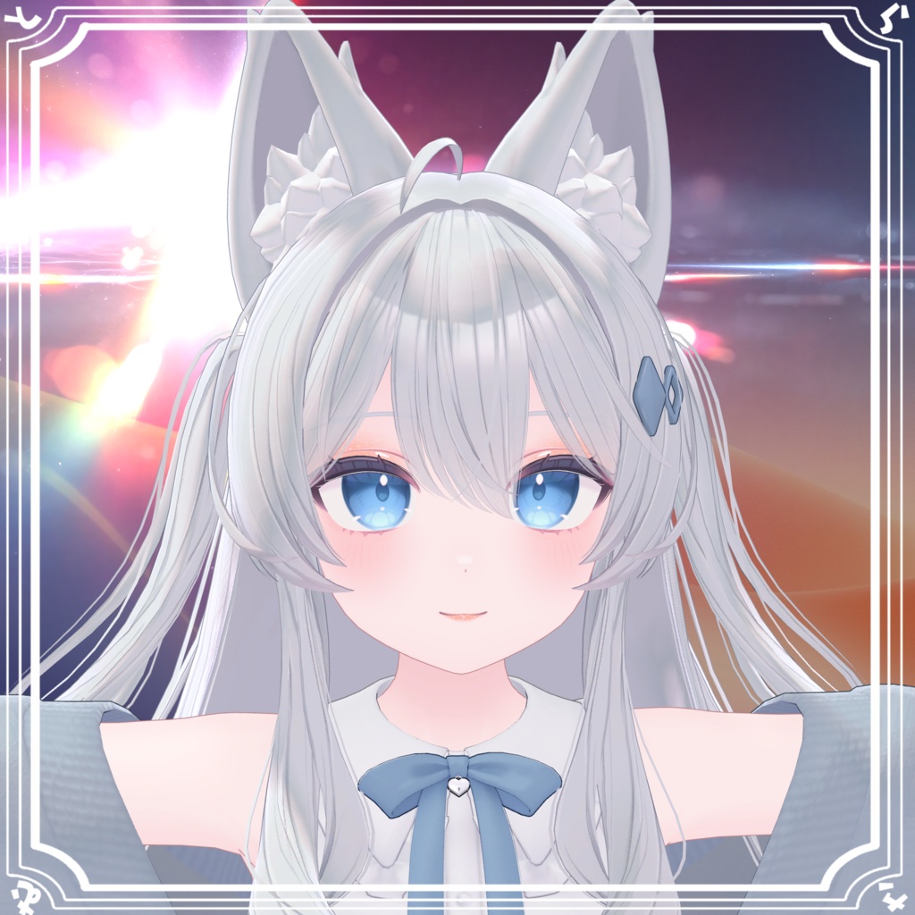 【無料】シンプルラメメイクテクスチャ【10アバター対応】