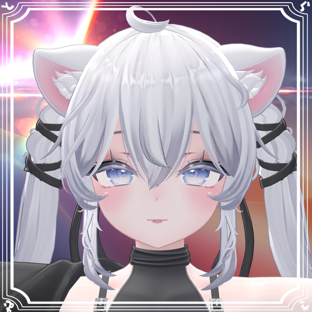 【無料】シンプルラメメイクテクスチャ【10アバター対応】