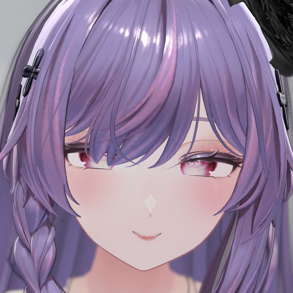 【無料】シンプルラメメイクテクスチャ【10アバター対応】