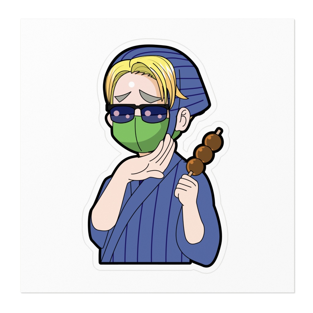 おっちゃんステッカー食べ歩きver