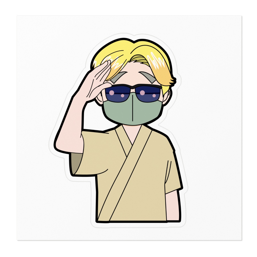 おっちゃんステッカー3 シャーク