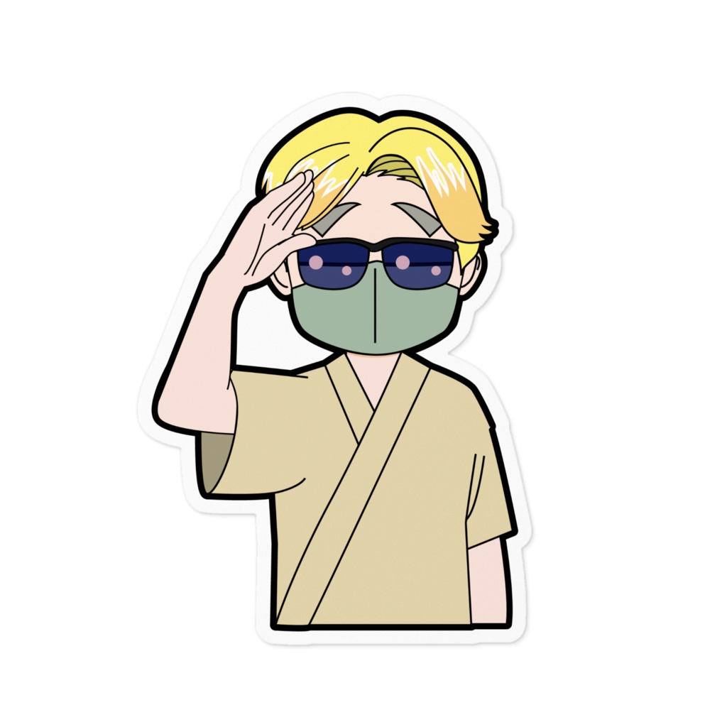 おっちゃんステッカー3 シャーク