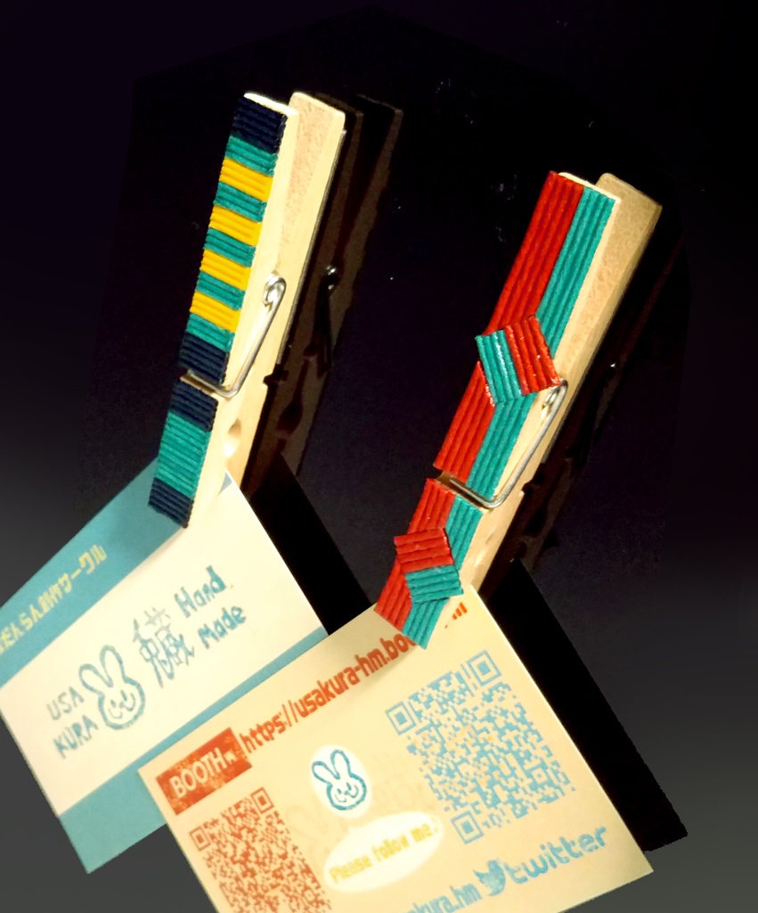 マグネット付きクリップ