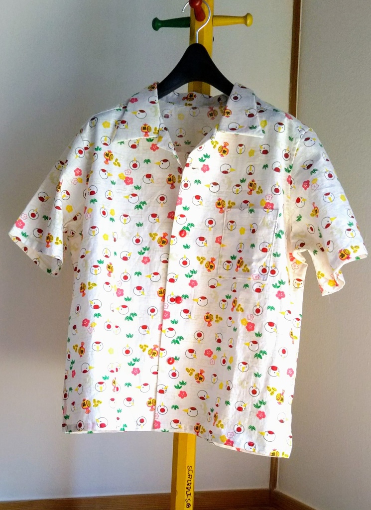 アロハシャツ(鶴)