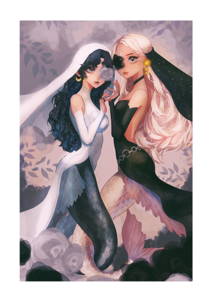 月　太陽　 Moon Sun