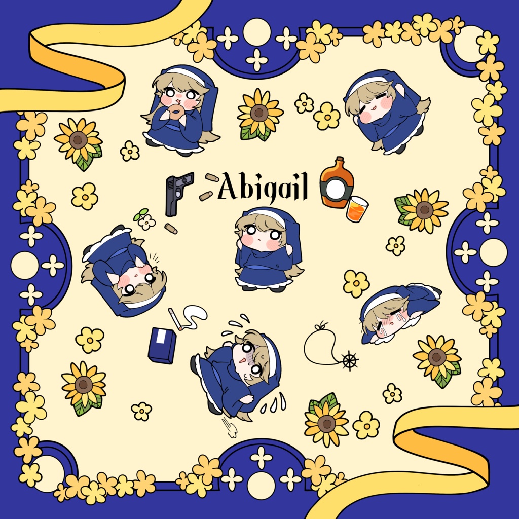 かわいかわいすぎ？！アビゲイルさんハンカチ