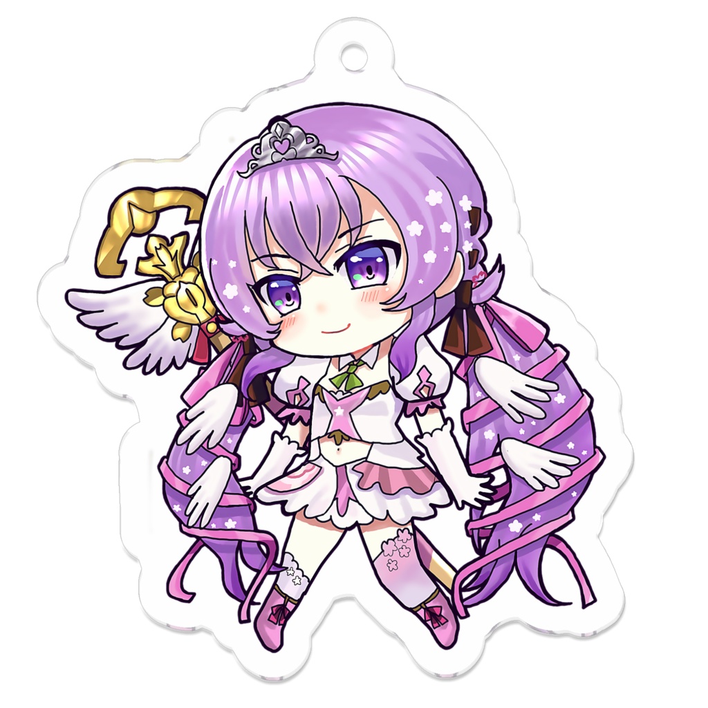 デフォルメ紫姫ちゃんアクキー