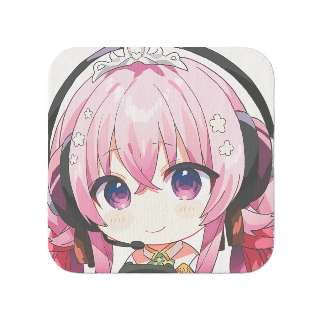 紫姫ちゃんデフォルメタオル(ゲーミングver.)