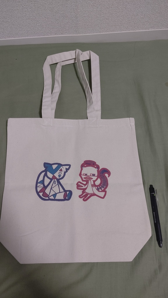 ミムとフィルのトートバッグ