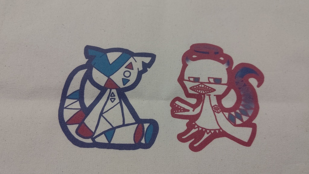 ミムとフィルのトートバッグ