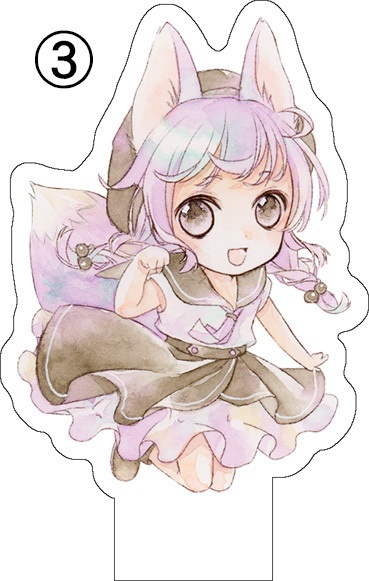 ケモ耳アクリルスタンド