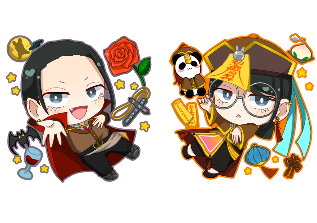 ハロウィンコスアクキー