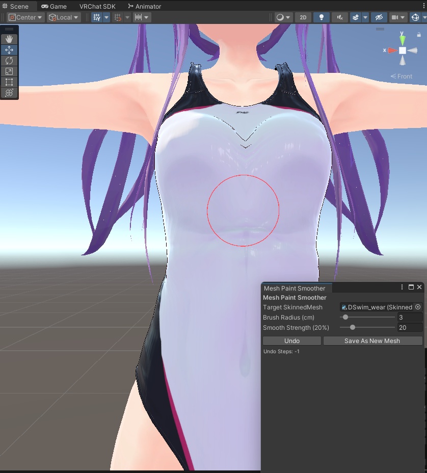 ぼこぼこになったメッシュを平滑化するUnityアドオン