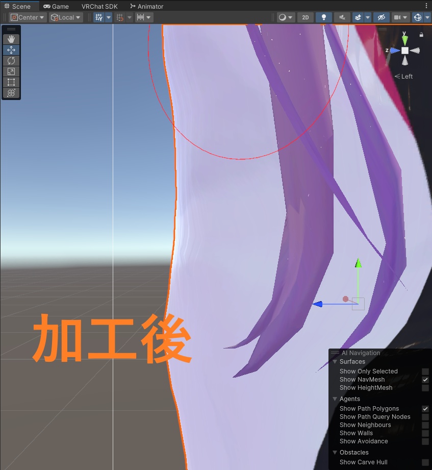 ぼこぼこになったメッシュを平滑化するUnityアドオン