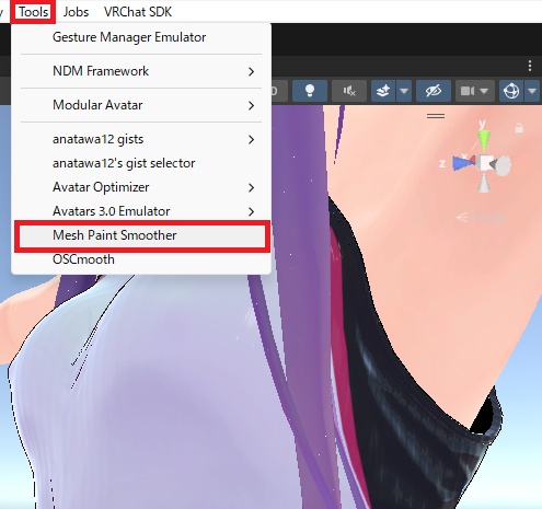 ぼこぼこになったメッシュを平滑化するUnityアドオン
