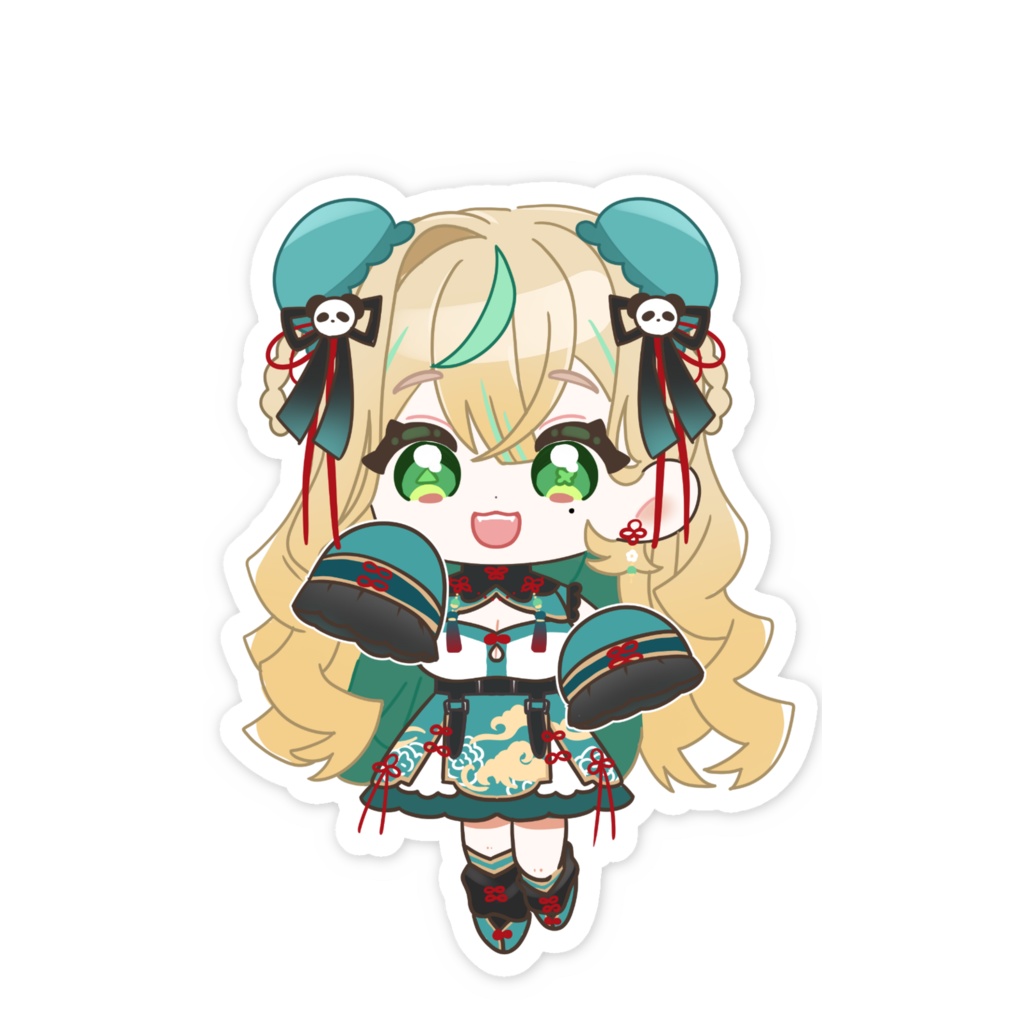 新衣装チャイナドレス ステッカー