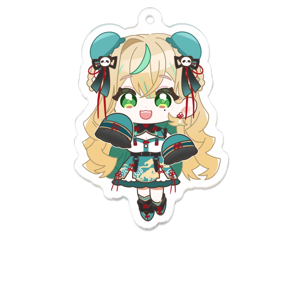 新衣装チャイナドレス アクリルキーホルダー