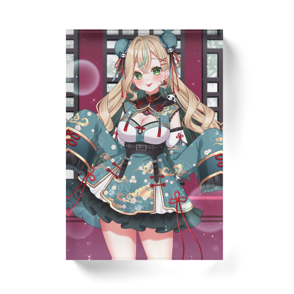 新衣装チャイナドレス アクリルブロック