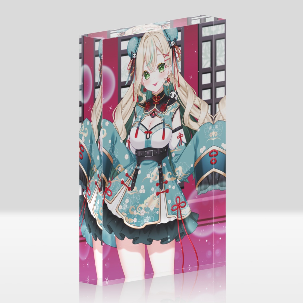 新衣装チャイナドレス アクリルブロック