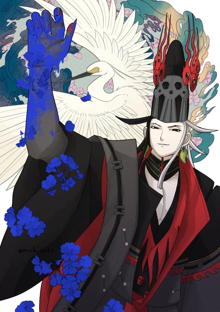 【C103新刊】鷺まみれ(イラスト集)