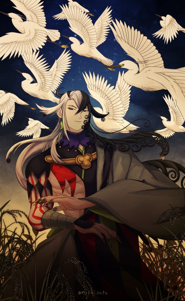 【C103新刊】鷺まみれ(イラスト集)