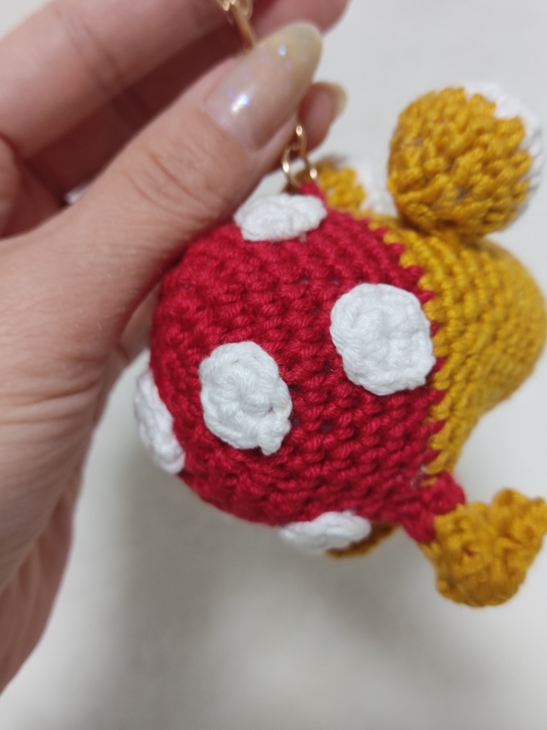 チャッピーキーホルダーあみぐるみ(ピクミン) - PetitCatCrochet - BOOTH