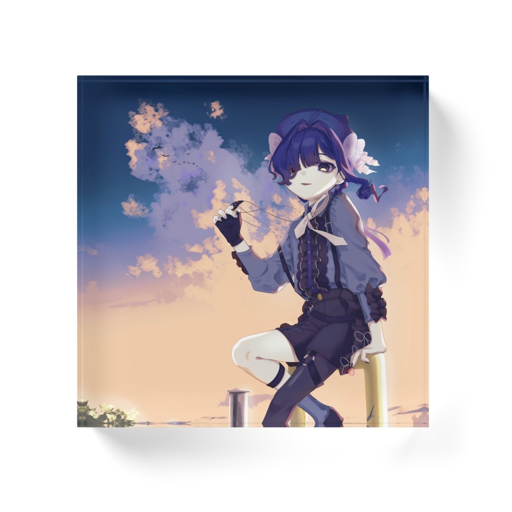 ねこのたまむらアクリルブロック