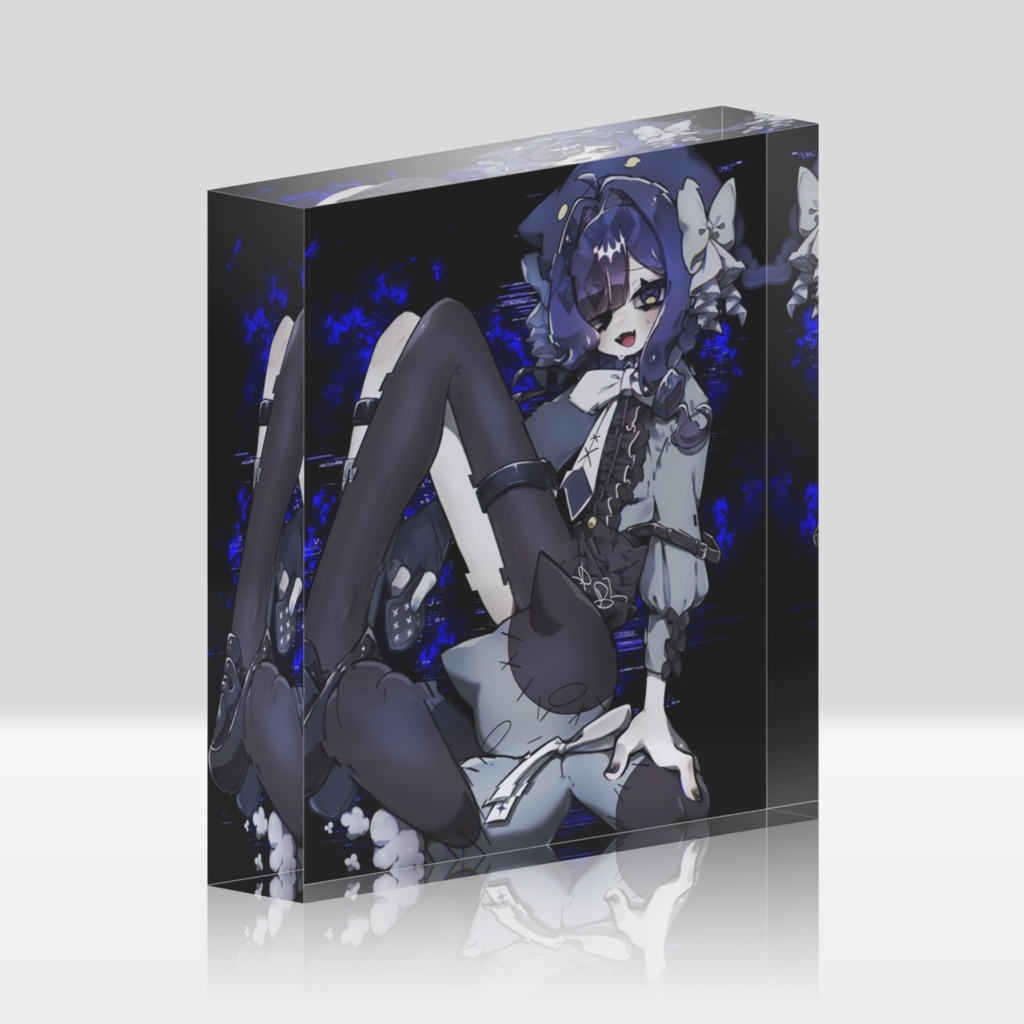 猫ノ悪戯/不安ト無 アクリルブロック